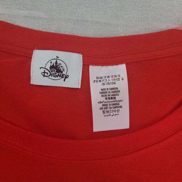 Disney Minnie Mouse ladies blouse red Size XL - Picture 7 of 10